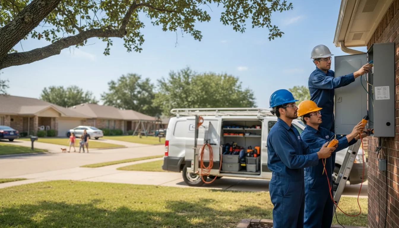 Certified electrician providing emergency electrical services in Bergton, VA